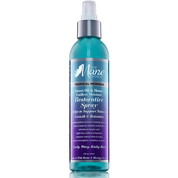 The Mane Choice Hair Care The Mane Choice: Tropical Moringa Sweet Oil & Honey Endless Moisture Restorative Spray 8oz