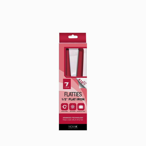 Tyche Salon Tools Tyche: Flatties 1/2" Flat Iron