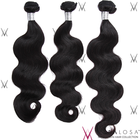 Vera Losa™ Virgin Human Hair 10+12+14 / Natural Color Vera Losa™ 8A Body Wave - 3 Bundle Deals