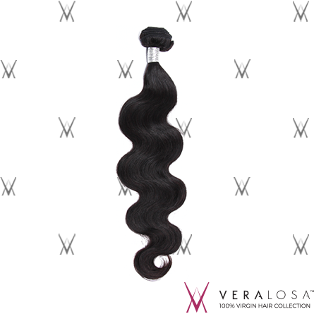 Vera Losa™ Virgin Human Hair 10" / Natural Color Vera Losa™ 8A Body Wave - 100% Brazilian Virgin Hair