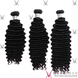 Vera Losa™ Virgin Human Hair 12" / Natural Color Vera Losa™ 8A Deep Wave - 100% Brazilian Virgin Hair