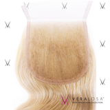 Vera Losa™ Virgin Human Hair 14" / #613 Vera Losa™ Pre-Bleached 4x4 Swiss Lace Closure - Body Wave #613