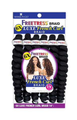 Shake N' Go: 6x Luxe French Curl Braid