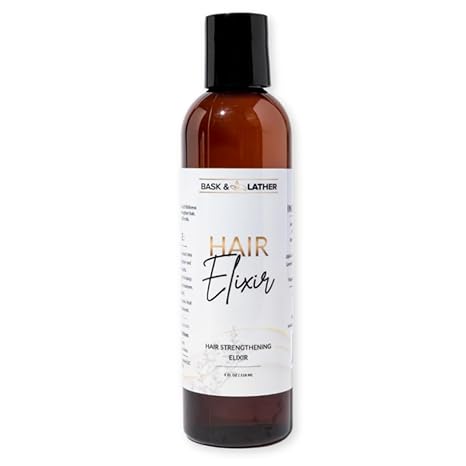 BASK&LATHER Hair Oil 4oz Bask and Lather: Elixir Hair Oil