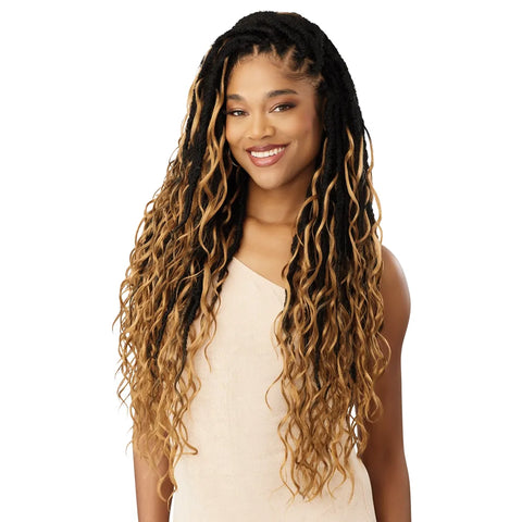 Outre Crochet Hair Outre: Xpression 3X BOHO Island S Wave Locs 24"