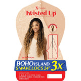 Outre Crochet Hair Outre: Xpression 3X BOHO Island S Wave Locs 24"