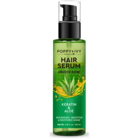 Absolute New York Hair Care POPPY & IVY: Hair Serum Smooth Shine Keratin & Aloe 4.05oz