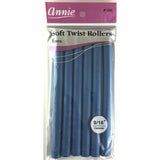 Annie Hair Accessories ANNIE: Soft Twist Rollers 9/16" #1202