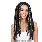 Bobbi Boss Crochet Hair #1 - Jet Black Bobbi Boss: Bae Locs Silver 20"