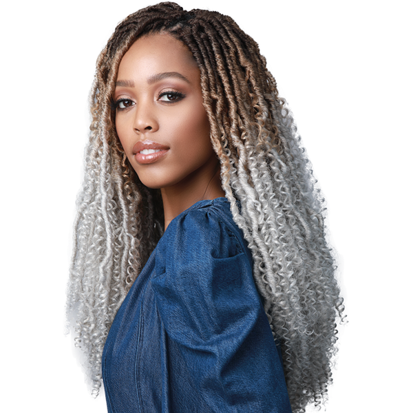 Bobbi Boss Crochet Hair Bobbi Boss: 2X Nu Locs Water Curl Boho 18"