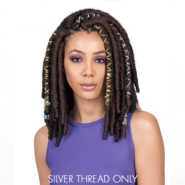 Bobbi Boss Crochet Hair Bobbi Boss: Bae Locs Silver 12"