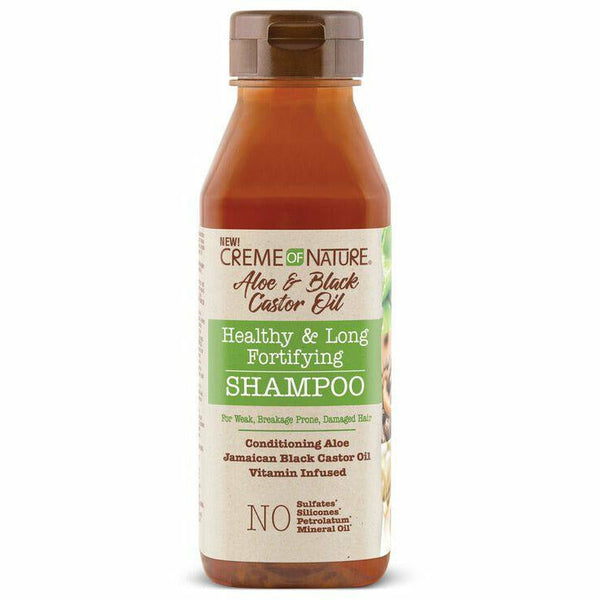 Creme of Nature: Aloe & Black Castor Oil Fortifying Shampoo 12oz