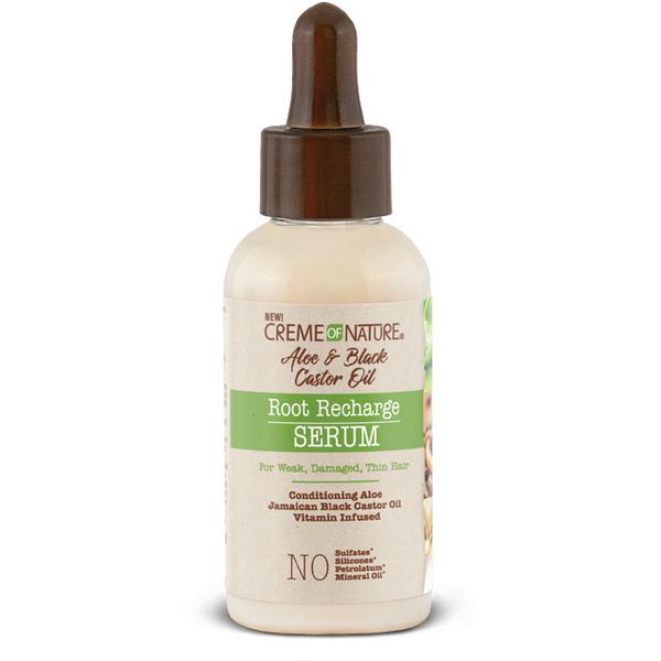 Creme of Nature: Aloe & Black Castor Oil Root Recharge Serum 1.7oz