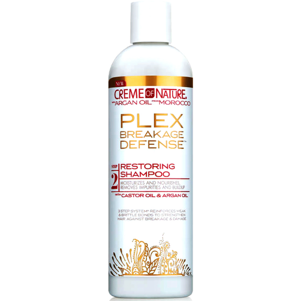 Creme of Nature: Argon Oil Plex Breakage Defense Restoring Shampoo 12oz