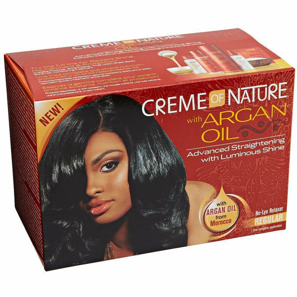 Creme of Nature Relaxer Creme of Nature: ARGAN OIL NO LYE ARGAN OIL RELAXER KIT, REGULAR