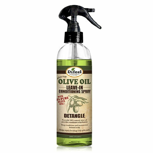 Difeel Hair Care Difeel: Olive Oil Detangle Leave-In Conditioning Spray 6oz
