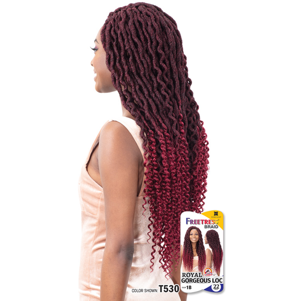 FreeTress Crochet Hair FreeTress: 2X Royal Gorgeous Loc 22" Crochet Braids