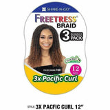 FreeTress Crochet Hair FreeTress: 3X Pacific Curl 12" Crochet Braids