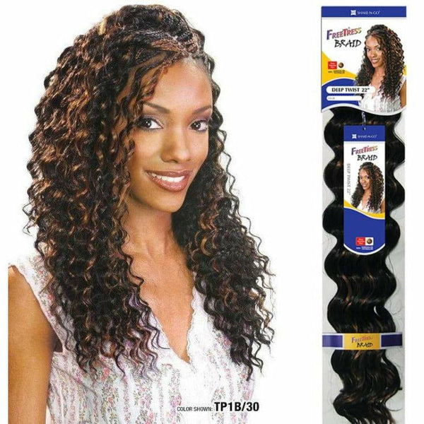 FreeTress Crochet Hair FreeTress: Deep Twist 22" Crochet Braids