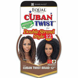 FreeTress Crochet Hair FreeTress: Equal Cuban Twist Braid 24" Synthetic Hair Double Strand Style