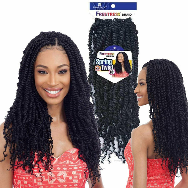 FreeTress Crochet Hair FreeTress: Spring Twist 18" Crochet Braids