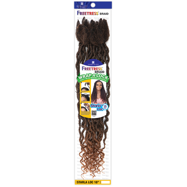 FreeTress Crochet Hair FreeTress: Starla Loc 18'' Wrap N Lock