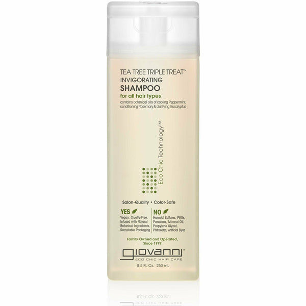 Giovanni: Tea Tree Triple Treat Invigorating Shampoo 8.5oz