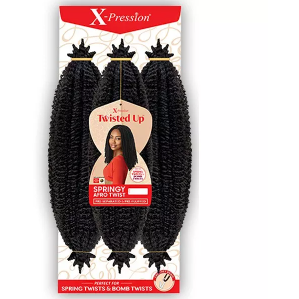 Outre Crochet Hair Outre Crochet Braids X-Pression Twisted Up 3X Springy Afro Twist 16"