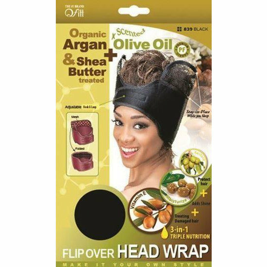 QFITT: Organic 3-in-1 Triple Nutrition Flip Over Head Wrap #839