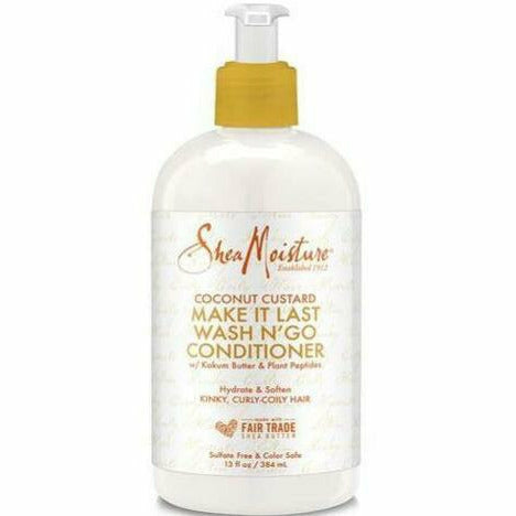 Shea Moisture: Coconut Custard Make It Last Wash N' Go Conditoner 13oz