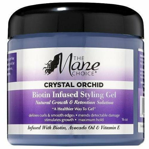 The Mane Choice Gels Mane Choice: Crystal Orchid Biotin Infused Styling Gel 16oz