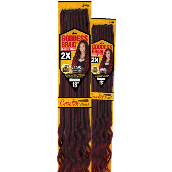 Zury Crochet Hair #1 Zury Goddess Loc Loose Wave 18"